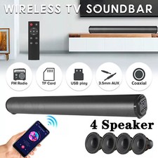 Surround Sound Bar Speaker System Wireless Bluetooth Subwoofer TV Home Theater