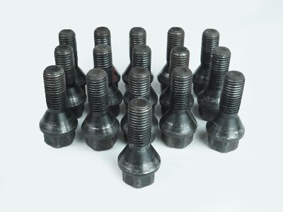 2009 - 2015 Bmw X1 E84 Lug Nuts Flange Bolts Standard Wheel Set Of 16 OEM