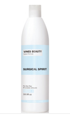 Vines Beauty SURGICAL SPIRIT Pre Wax Prep, Antiseptikum & Desinfektionsmittel - 500ml