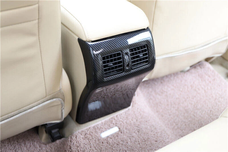 For Toyota Camry 2012-17 Carbon Fiber Rear Air Outlet Vent Panel Cover trim 1pcs - Изображение 3 из 4