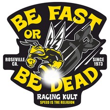 Racing Kult Speed Bee 25 cm Aufkleber Sticker OEM JDM Auto Tuning Käfer VW Retro