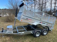2022, 6' x 12' Galvanized Dump trailer
