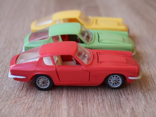 Maserati Mistral Coupe Mebetoys Remake 1/43 Plastik 3 Stück - Bild 8 von 17