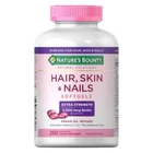 Nature's Bounty HAIR SKIN and NAILS 250 Softgels Multivitamin 5000 mcg Biotin