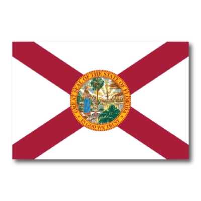 Magnet Me Up Florida Car Magnet Decal US State Flag 4x6 Refrigerator Locker SUV