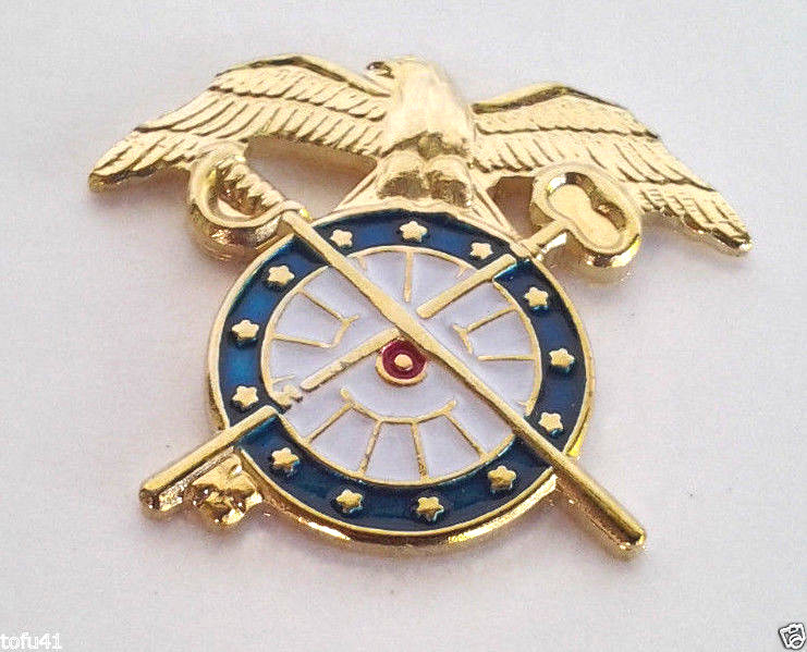 QUARTERMASTER CORPS (1-1/4") US ARMY Military Hat Pin 14988 HO