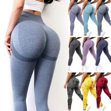 Womens Yoga Leggings Gym Anti-Cellulite Tik Tok Leggings Fitness Butt Lift Pants