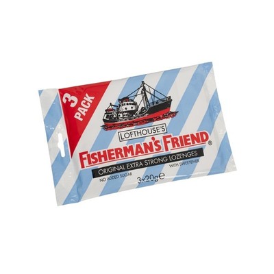 Fisherman's Friend Caramelos SIN AZÚCAR (3x20g)