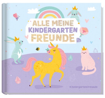 Freundebuch / Lernfreunde / Kindergarten / Einhorn / Häfft-Verlag