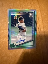 2025 Donruss Baseball - Jurrangelo Cijntje - #132 Silver Holo Optic Prizm Auto