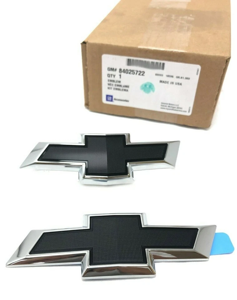 Черная эмблема галстука-бабочки передняя решетка и торцевой борт Chevrolet Cruze 2017-18 годов выпуска GM84025722 - Изображение 2 из 4