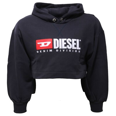 5094AC felpa bimba girl DIESEL blue cotton oversize sweatshirt