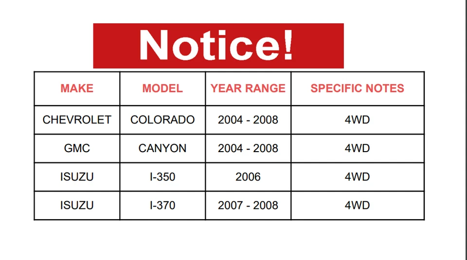 Подшипник ступицы переднего колеса полного привода для Chevy GMC Colorado Canyon Isuzu I-350 I-370 6Lug - Изображение 2 из 4