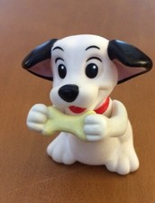 Older Disney 101 Dalmatians Puppy Figure With Moveable Bone
