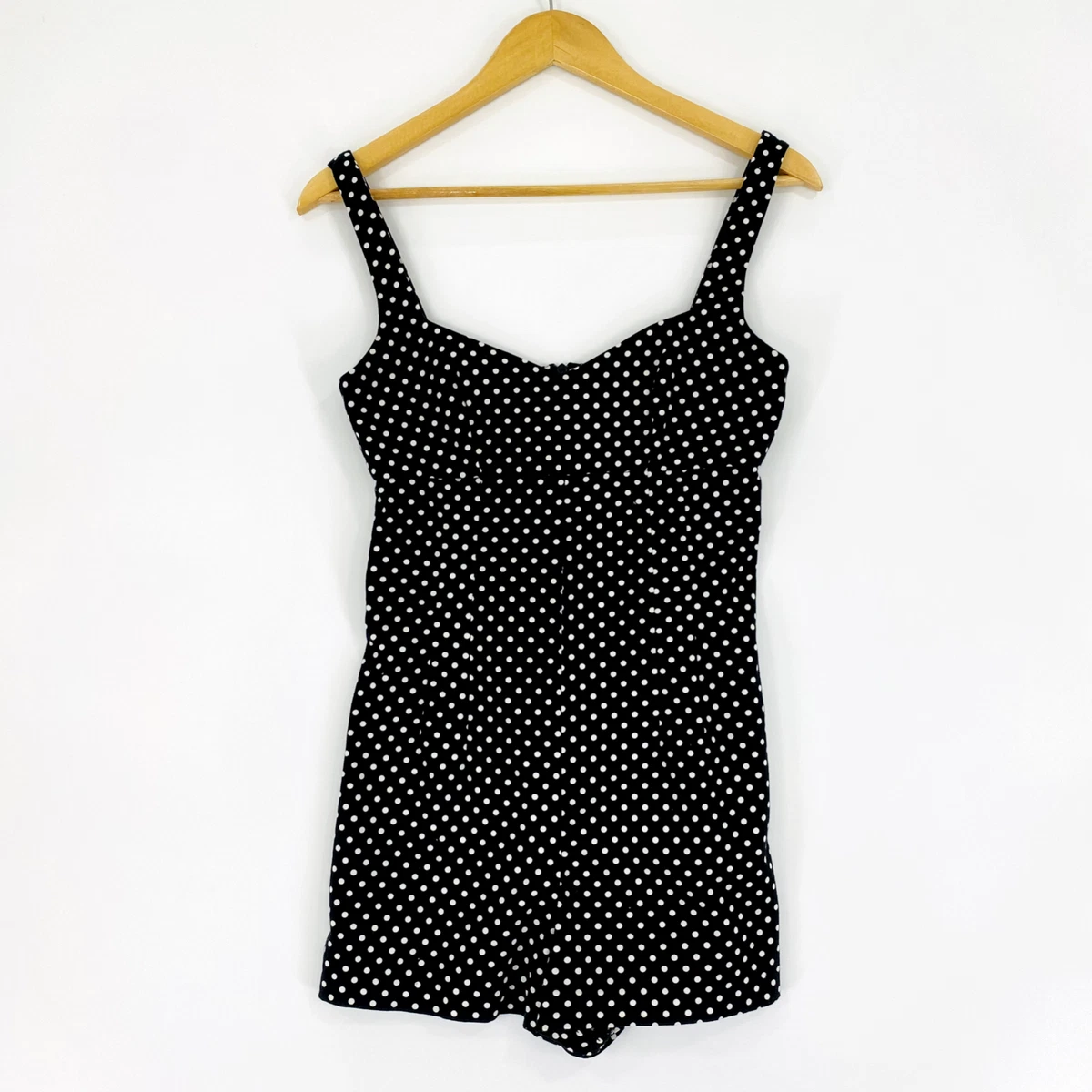 Short polka dot sales jumpsuit zara