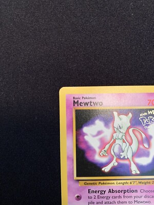Mewtwo Kids WB Presents Pokemon The First Movie Rare 1995 pokemon