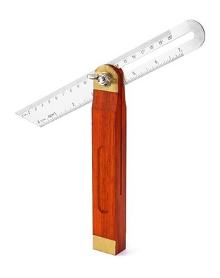 360 Degree Sliding T-Bevel Carpenters Angle Finder, Angle Ruler Wood Bevel Protr