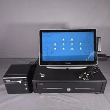 Toast Flex TT200 POS System Dual Display w/ Register, Printer, & Card Reader