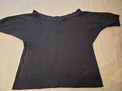 Jill Stuart Pullover Cotton-Viskose Größe M Schwarz