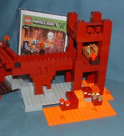 MINECRAFT, THE NETHER FORTRESS SET NO. 21122 - LEGO - 2015 - USED