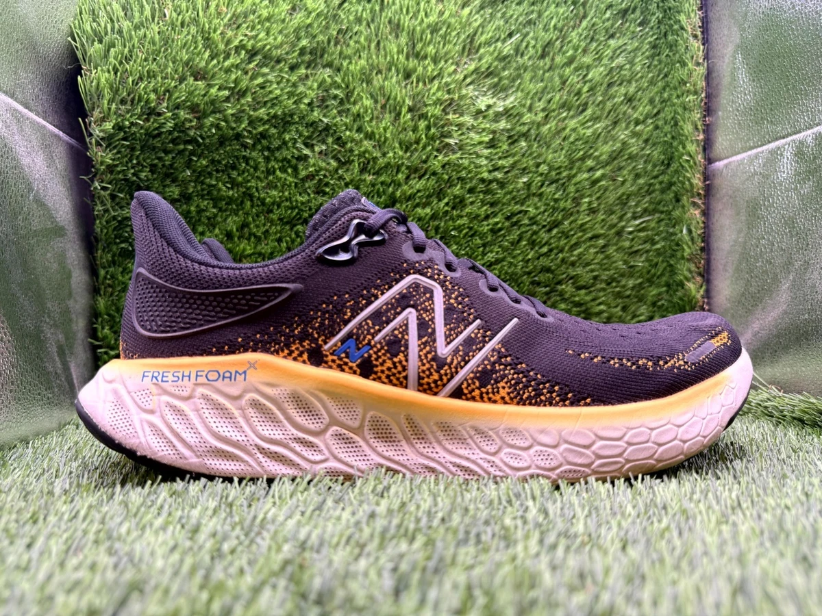 New Balance Fresh Foam X 1080v12 Black Hot Marigold for Sale