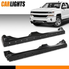 Pair Extended Cab Rocker Panel Fit For Chevy 14-18 GMC Pickup Silverado Sierra