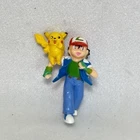 Pokemon CGTSJ Trainer Ash Ketchum Pikachu Miniature Toy Figure 2” Vintage