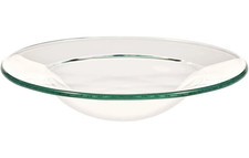 Image of Oil Burner Dish Bowl Glass Replacement Or Spare 12 Cm Diameter Free UK Postage!