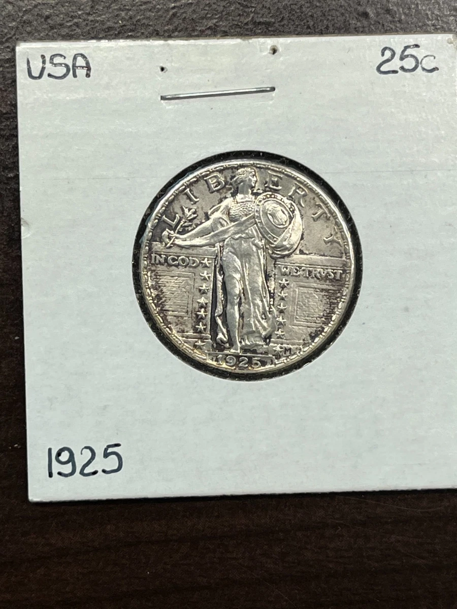 Silver 1925 Year Standing Liberty US Quarters (1916-1930) for sale