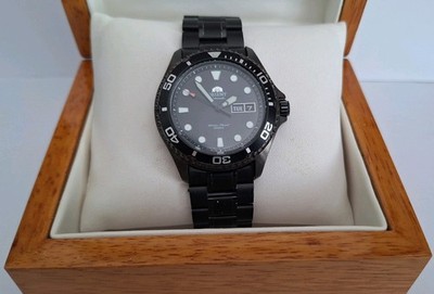 Orient Ray II Raven AA02 Mens 200m  Automatic Diver Watch - Cal F6922- Excellent
