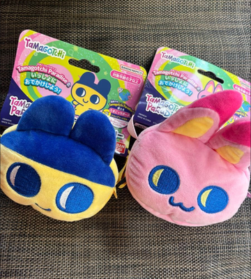 Tamagotchi Paradise Mametchi Myaocchi Carry Case Shoulder Bag Set