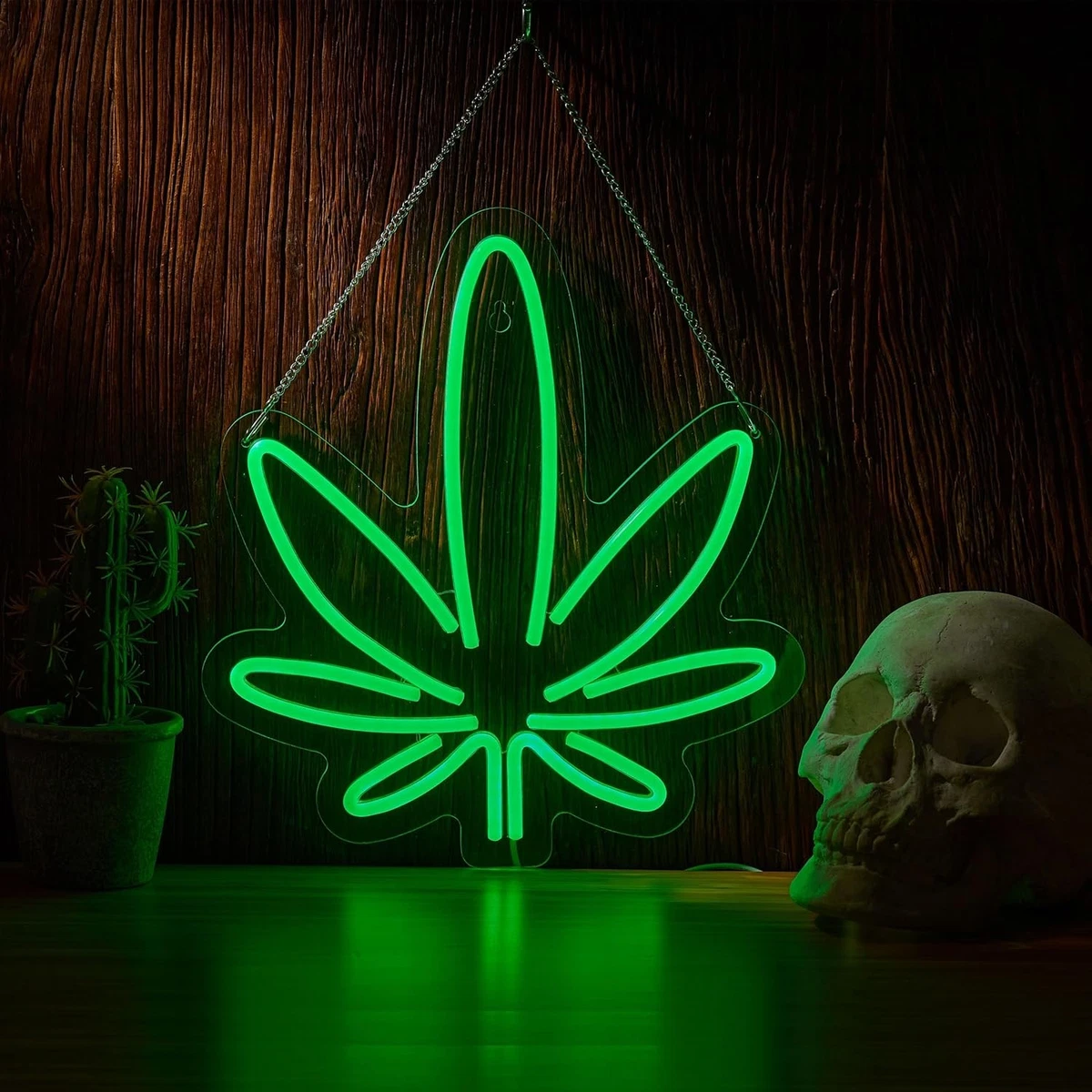 大麻霓虹标志在收藏品照明和霓虹灯| eBay