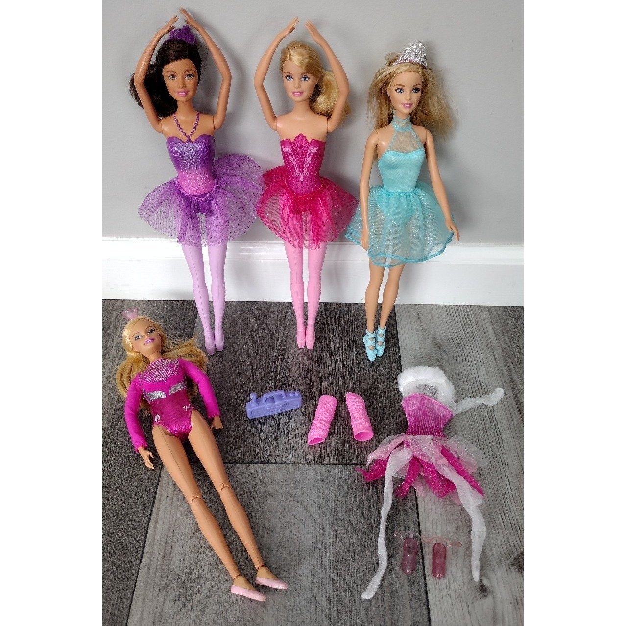 Barbie ballerina ballet set dolls and accessories