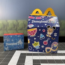 Disney 70 Years Celebrating Disneyland McDonalds Happy Meal Box Tiana Crush Toys