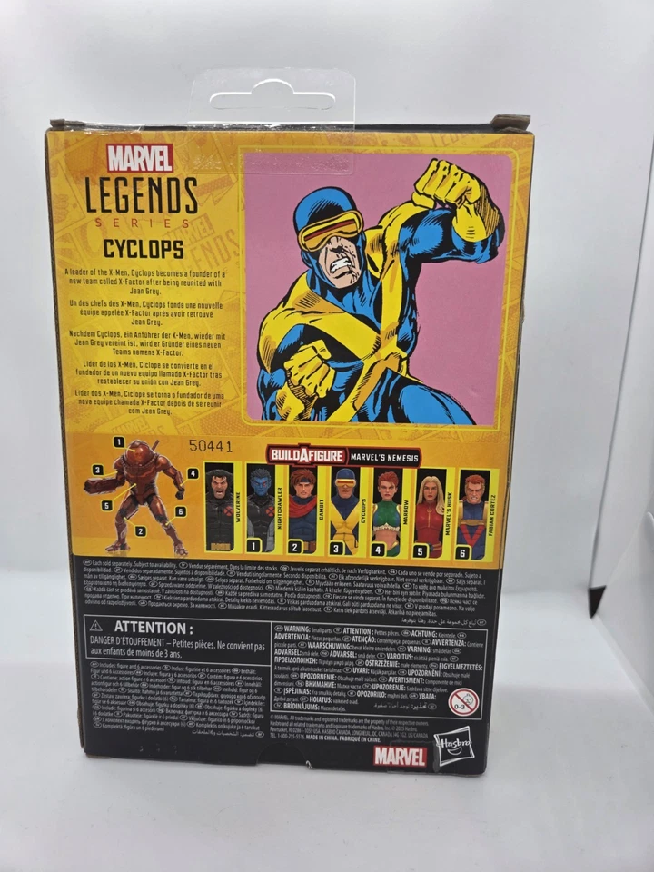 Marvel Legends Cyclops X-Men X-Factor Nemeisis Series Figure - Image 4 of 4