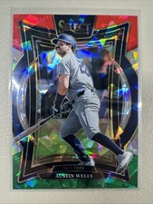 2025 Select RED & GREEN Cracked Ice PRIZM #45 Austin Wells  ❌PRICE CUT
