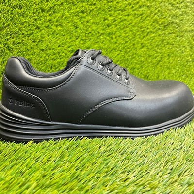 Genuine Grip Mustang Mens Size 10 Black Composite Safety Toe Work Oxford Shoes