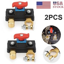 2pcs 12v 24v Battery Disconnect Terminal Switch Kill Isolator Cut Off For Car Rv