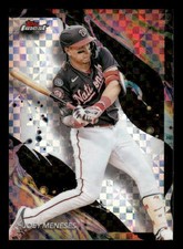 2024 Finest #124 Joey Meneses Xfractor Washington Nationals