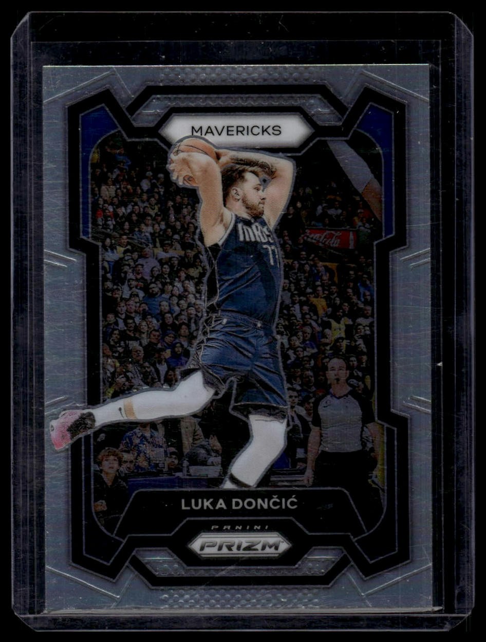 2023-24 Panini Prizm #110 Luka Doncic Prizms Silver