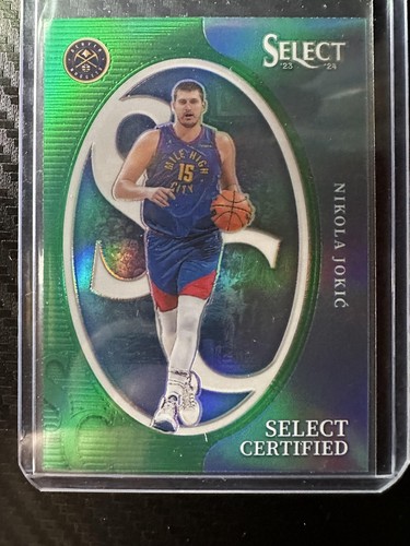 2023-24 Panini Select #2 Nikola Jokic Select Certified Green Prizms - Picture 1 of 2