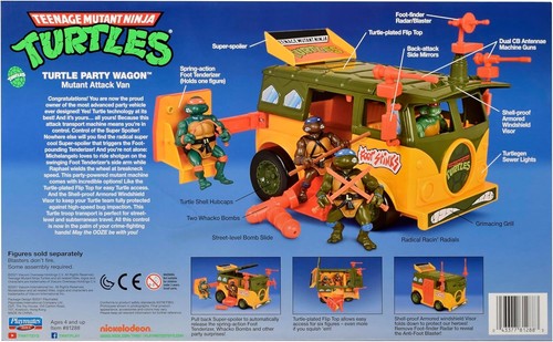 TMNT Party Wagon Mutant Attack Van Teenage Mutant Ninja Turtles 2021 compagni di gioco - Foto 3 di 5