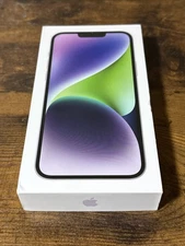 For Apple iPhone 14 Plus Genuine Empty Box Only Color Purple