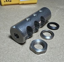 Muzzle Brake .223 5.56 1/2-28 Multi-Port Stainless MB03 2-11/16 New