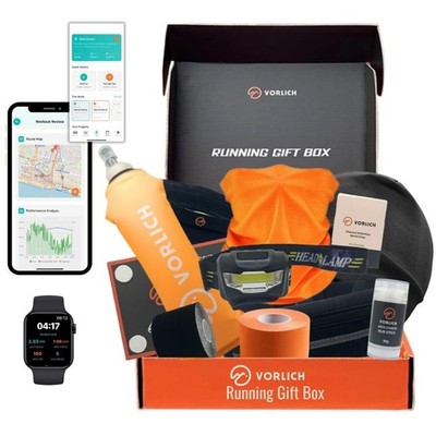 Vorlich  Running Gift Box, 13 Essential Items for Runners, Includes Run App, ...