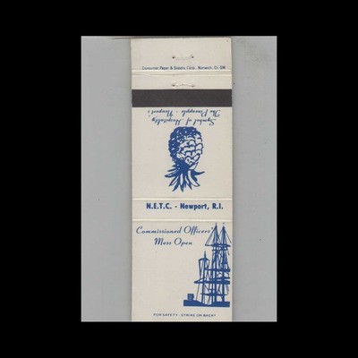 Matchbook Cover - N.E.T.C. Newport R.I. Navy Installation