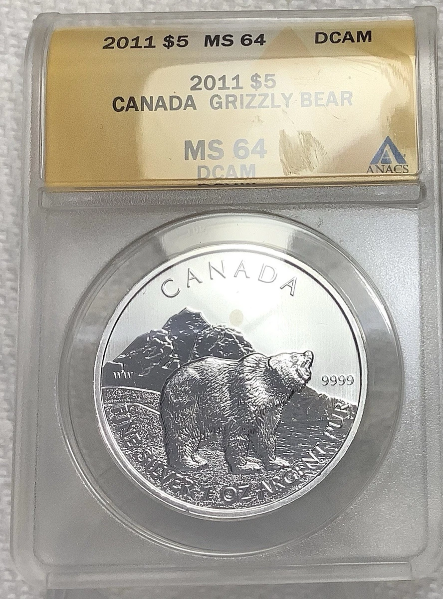 Canadian Wildlife Royal Canadian Mint 2011 Silver Bullion Coins