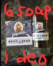 Dr. Squatch- Sticc of the Dead 2.65oz Natural Deodorant And 6 Soaps
