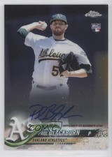 2018 Topps Chrome Rookie Auto Paul Blackburn #RA-PB Auto no9