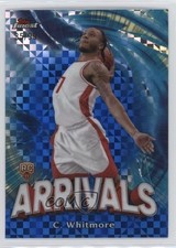 2023-24 Topps Finest Arrivals Blue Checkerboard Refractor 35/99 Cam Whitmore dq2